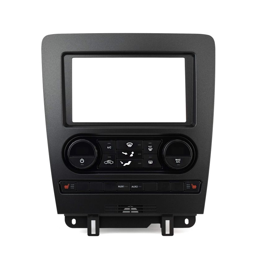 Metra 99-5853CH Ford Mustang 10-14 (w/sngl-zone climate cntrl)-Turbo Tactile Radio Install kits