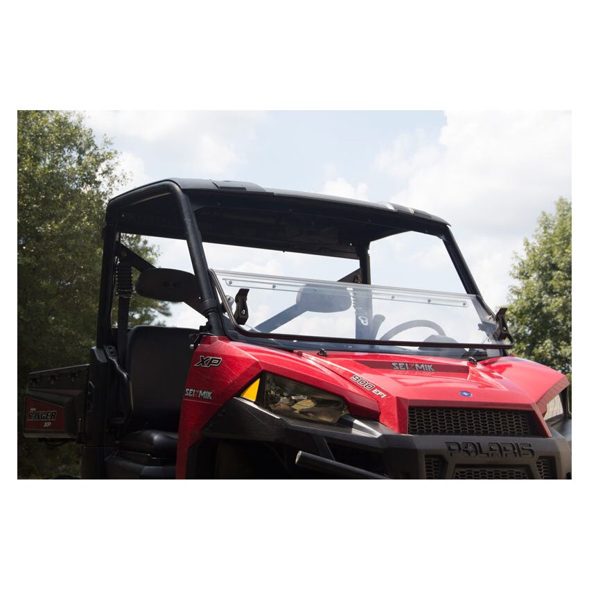 Seizmik 50-24001KIT 13+ Polaris Ranger 900/1000 XP/Crew Full-Size Windshield Versa-Fold Non-Coat
