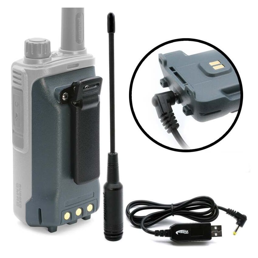 Rugged Radios GMR2-LONGRANGE-UPGRADE Long Range Bundle for GMR2 Handheld Radios
