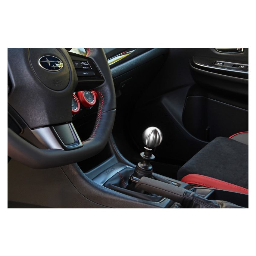 Perrin 15+ WRX w/ Rattle Fix Ball 2.0in Brushed Stainless Steel Shift Knob