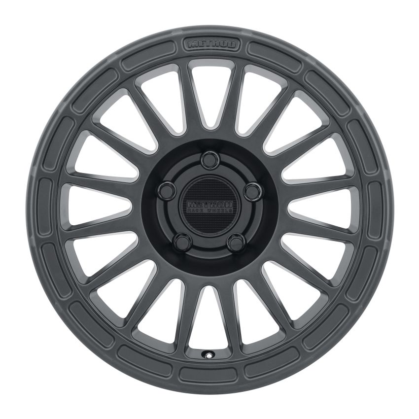 Method Wheels MR31477558525 Method MR314 17x7.5 +25mm Offset 5x150 110.5mm CB Matte Black Wheel