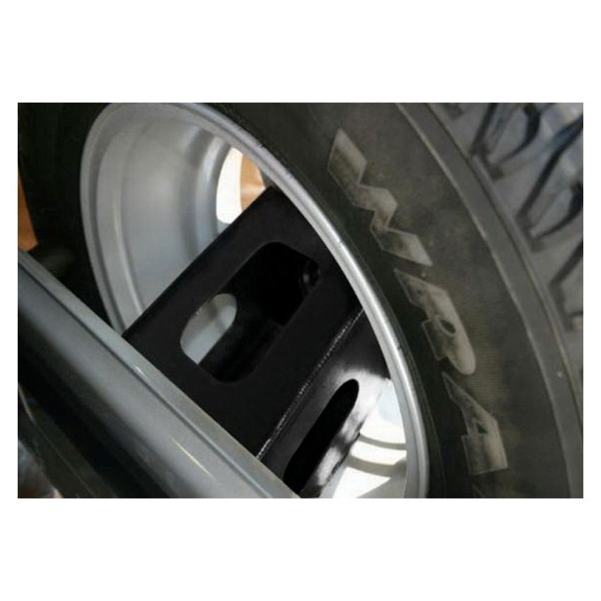 Rampage 2007-2018 Jeep Wrangler(JK) Rear Tire Mount Kit - Black