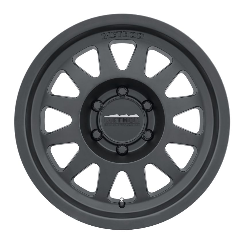 Method Wheels MR70468060500 Method MR704 16x8 0mm Offset 6x5.5 106.25mm CB Matte Black Wheel