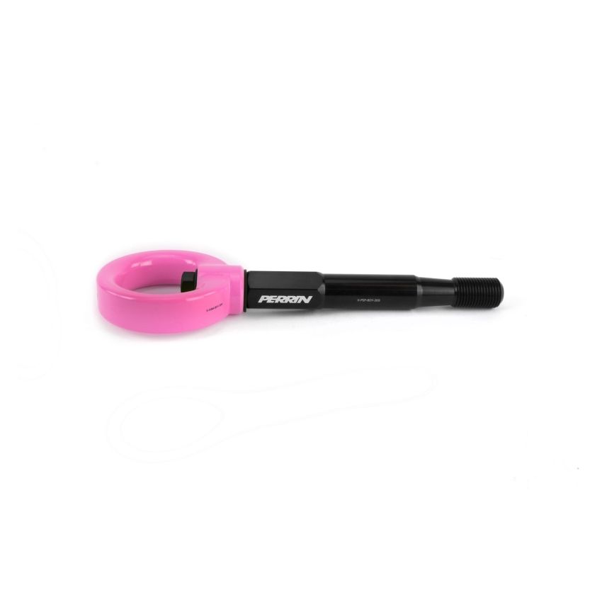 Perrin 15-17 Subaru WRX/STI Tow Hook Kit (Front) - Hyper Pink