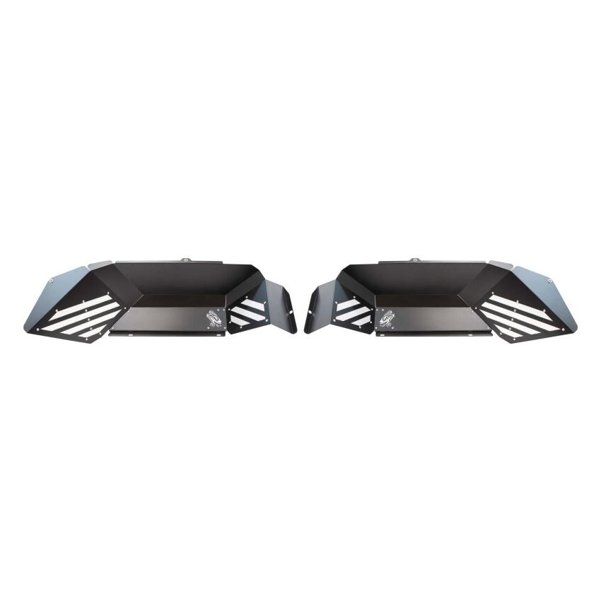 Fishbone Offroad 2020+ JT Gladiator Rear - Black Aluminum Inner Fenders