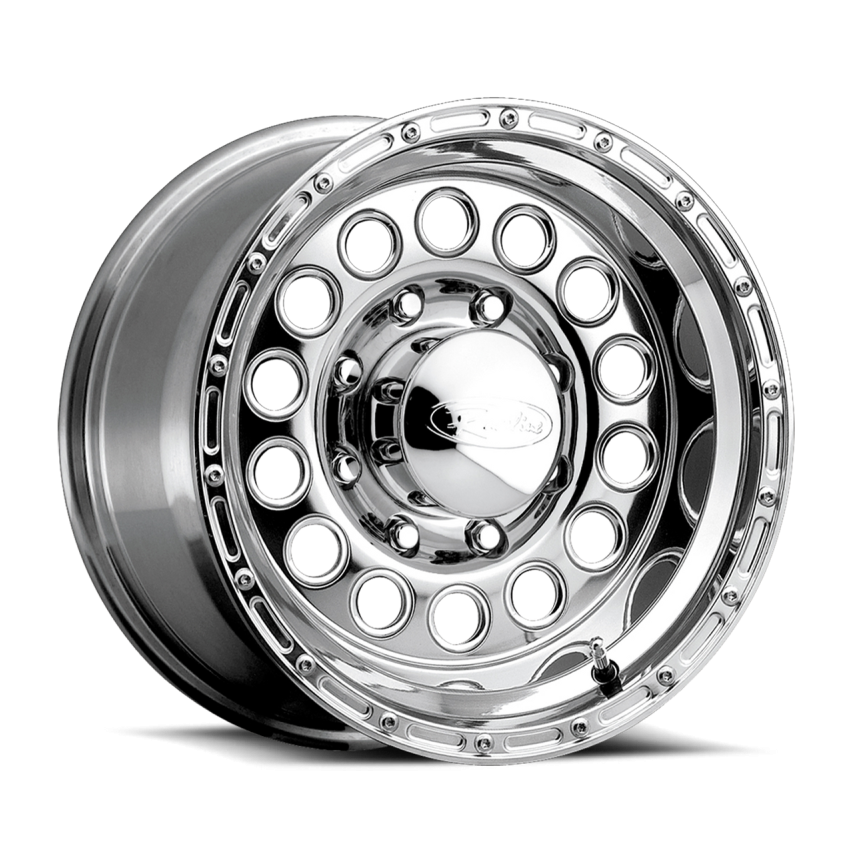 Raceline 887 Rock Crusher 17x9in / 6x139.7 BP / 0mm Offset / 107.95mm Bore - Polished Wheel