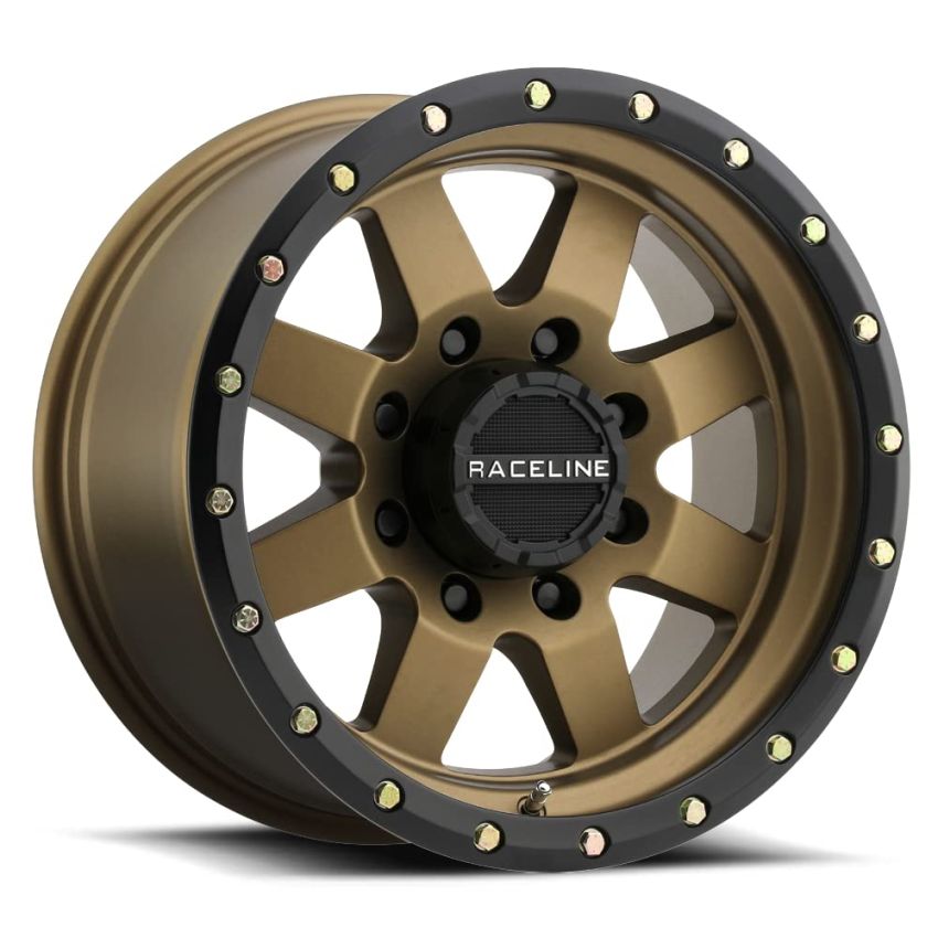 Raceline 935MC Defender 17x9in / 8x165.1 BP / -12mm Offset / 130.81mm Bore - Machined Wheel