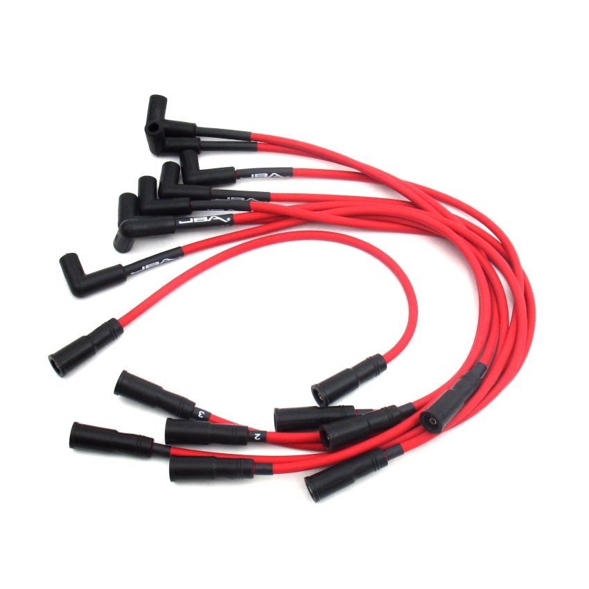 JBA 96-99 GM 5.0L/5.7L Truck Ignition Wires - Red