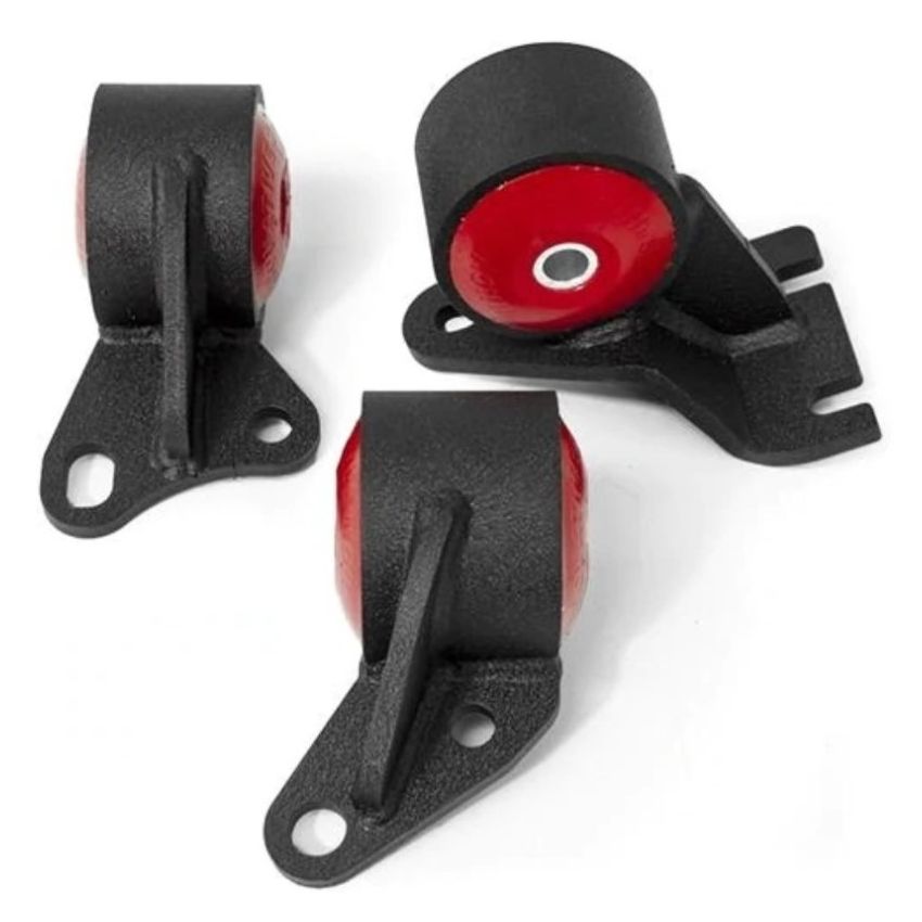 Innovative 88-91 Civic D-Series Black Steel Mounts 75A Bushings (Cable)