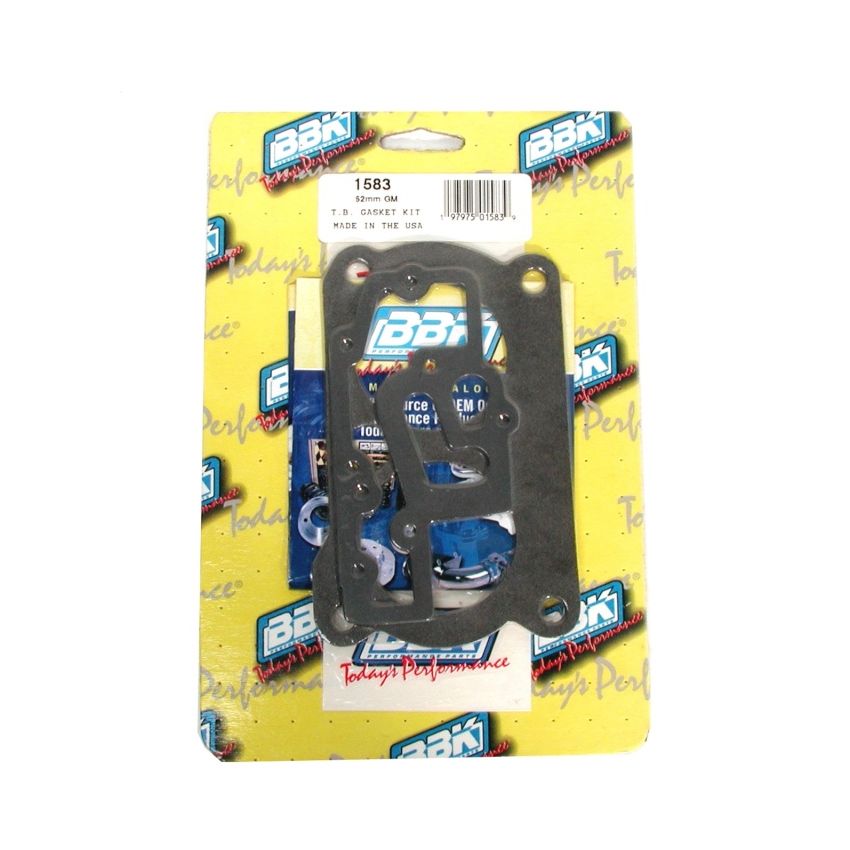 BBK Performance Parts 1583 THROTTLE BODY GASKET KIT FOR GM TWIN 52MM FOR 1534-1537-1540-1543