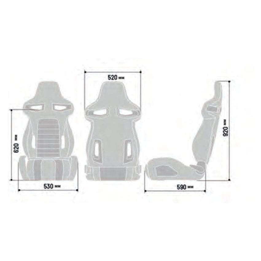 Sparco Seat R333 2021 Black