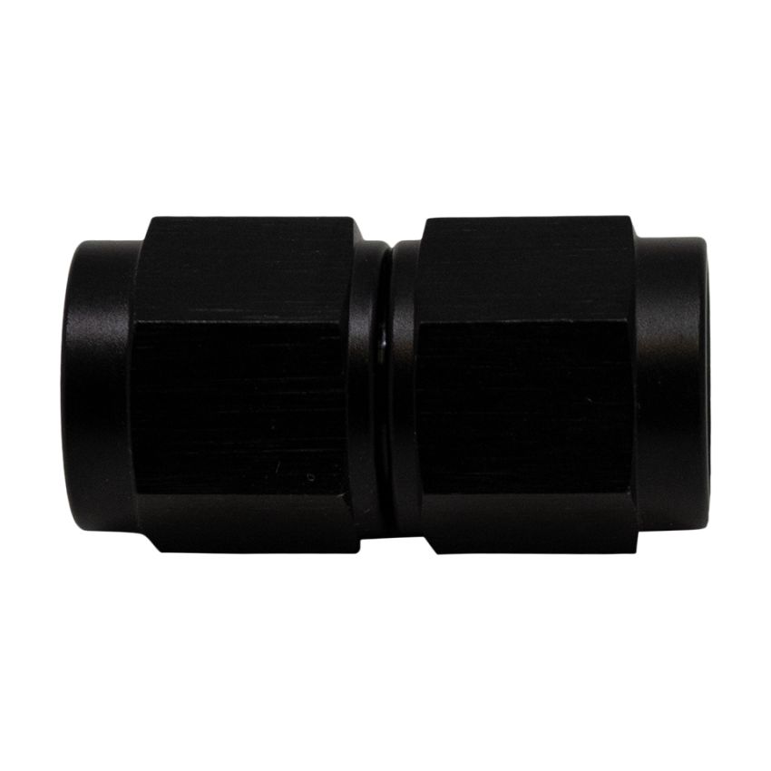 DeatschWerks 6AN Flare Female Swivel to 6AN Flare Female Swivel - Anodized Matte Black