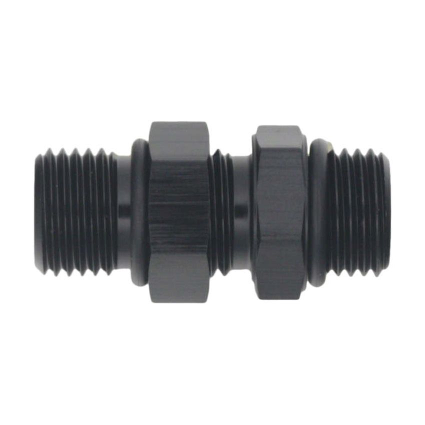 DeatschWerks 6AN ORB Male to 6AN ORB Male Swivel Adapter - Anodized Matte Black