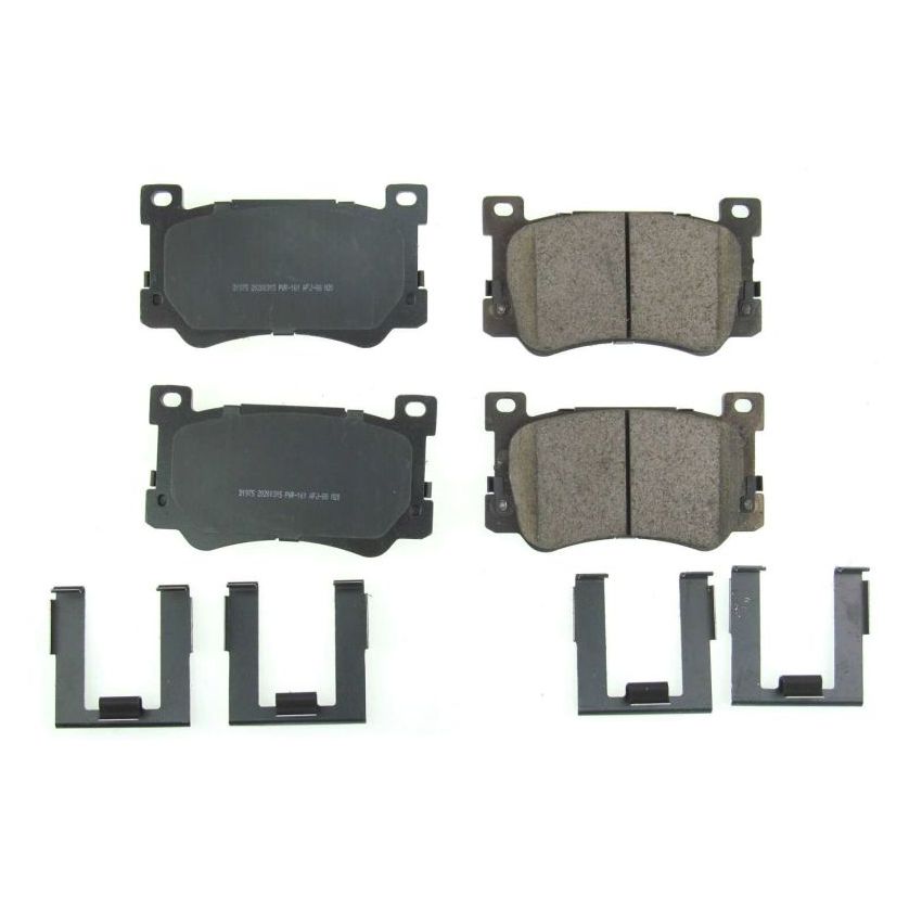 PowerStop 17-1975 PowerStop - Z17 Low-Dust Ceramic Brake Pads with Hardware
