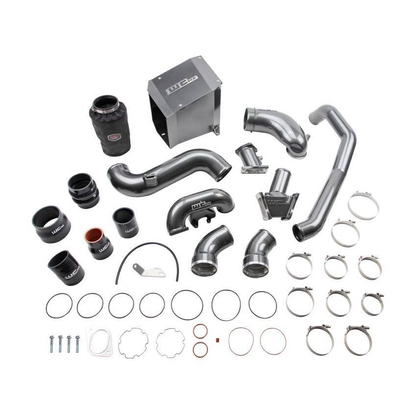 Wehrli WCF100438-CP 2007.5-2010 Chevrolet Duramax 6.6L LMM Stage 2 High Flow Intake Bundle Kit - Candy Purple