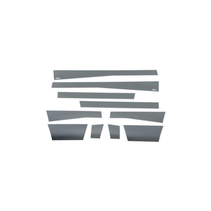 Putco 9751304BP 09-18 Ram 1500 Quad Cab 6.5ft- 5.5in Wide 12pcs w/o Factory Flares Blk Platinum Rocker Panels