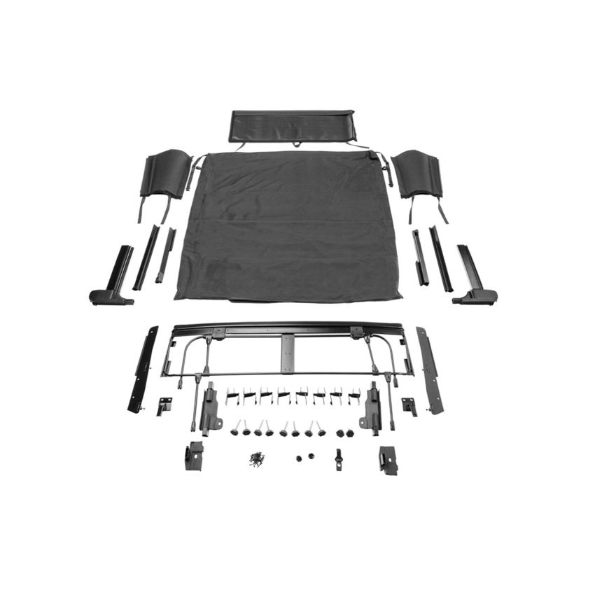 Rampage 139035 20-22 Jeep Gladiator Trailview Fastback - Black Diamond