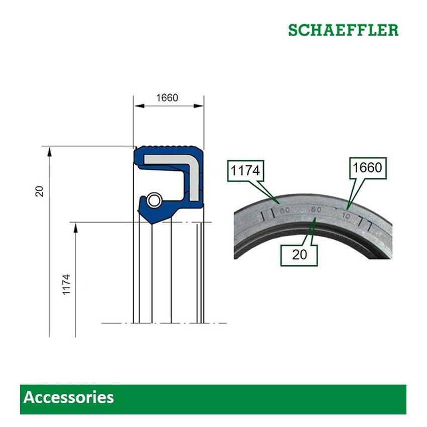 Schaeffler SS3628 Schaeffler Shaft Seal