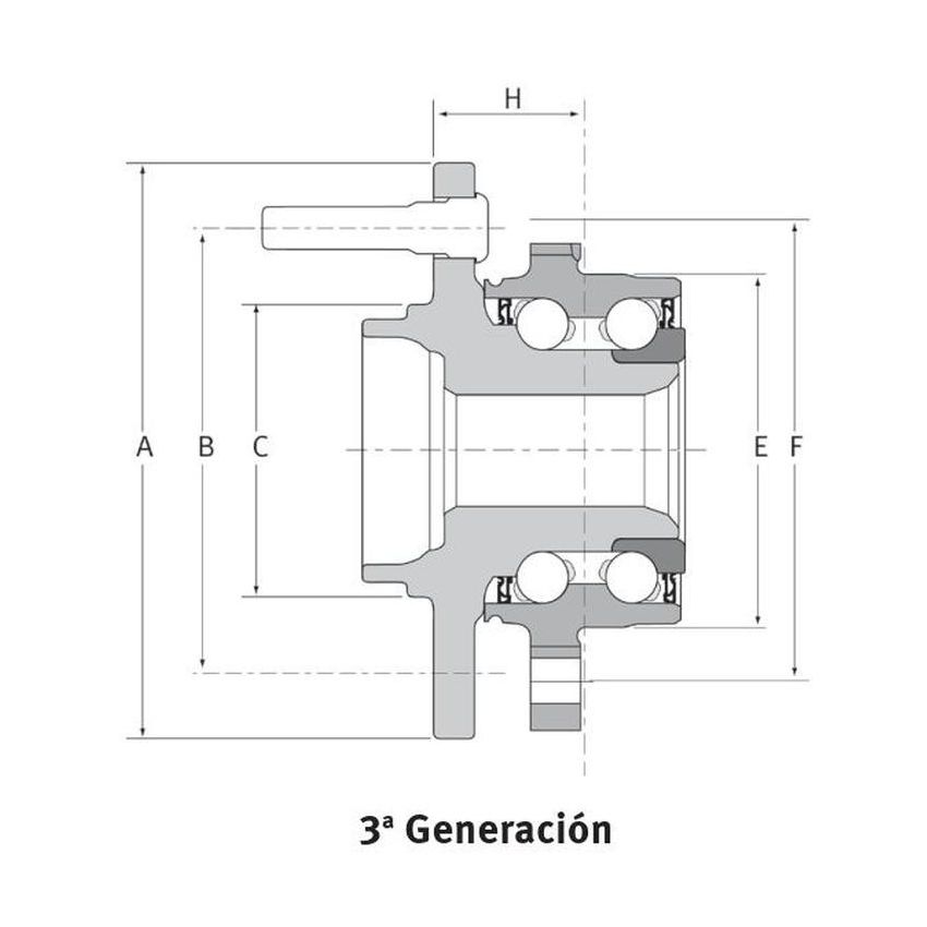 Schaeffler WB62139K Schaeffler Wheel Set - Generation 3 - RW