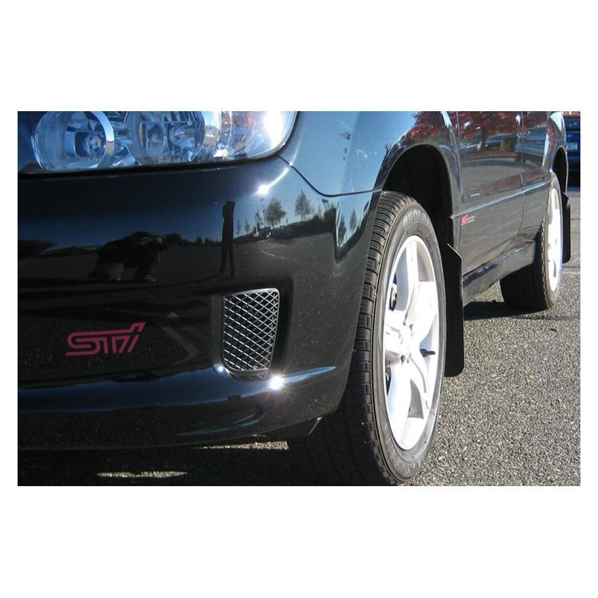 Rally Armor MF5-BAS-BLK Black Mud Flap/Black Logo