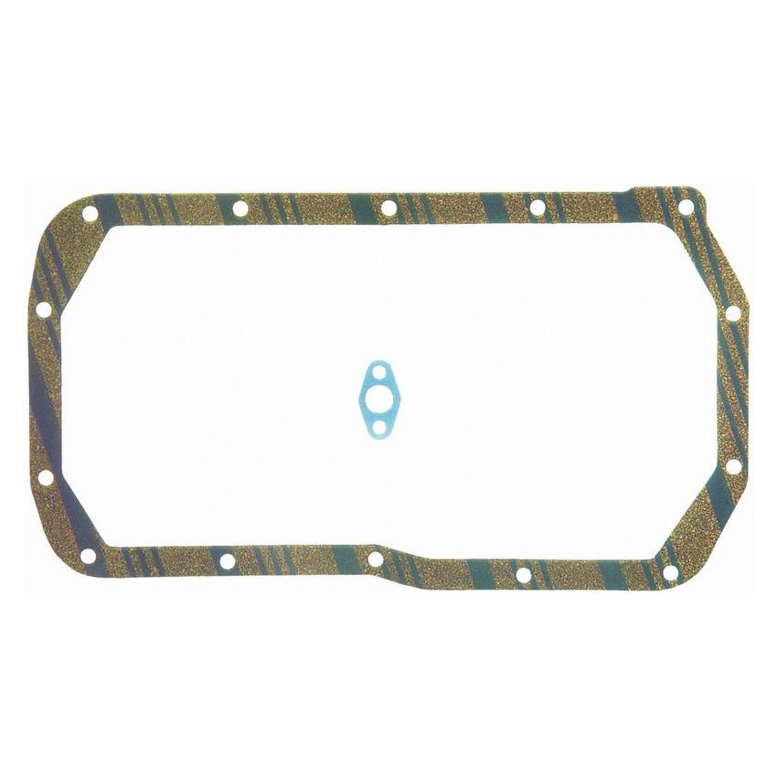 FEL PRO GASKETS OS 13398 C-1 Engine Oil Pan Gasket Set Blue Stripe cork-rubber