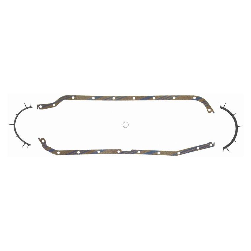 FEL PRO GASKETS OS 30202 C Engine Oil Pan Gasket Set Blue Stripe cork-rubber