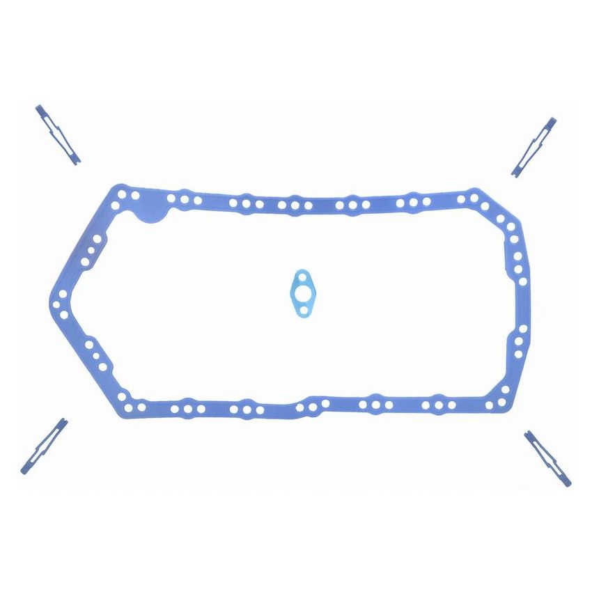 FEL PRO GASKETS OS 30521 R Engine Oil Pan Gasket Set PermaDry molded rubber, Oil Pan SnapUps Included