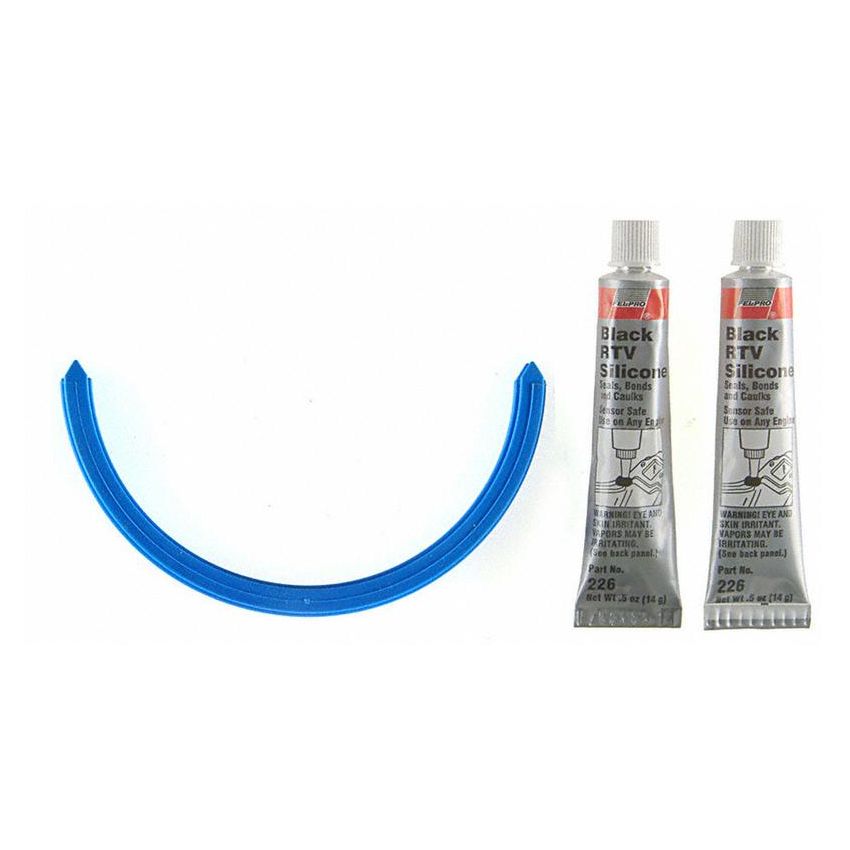 FEL PRO GASKETS OS 30702 R Engine Oil Pan Gasket Set RTV Black silicone w/Rubber end seal