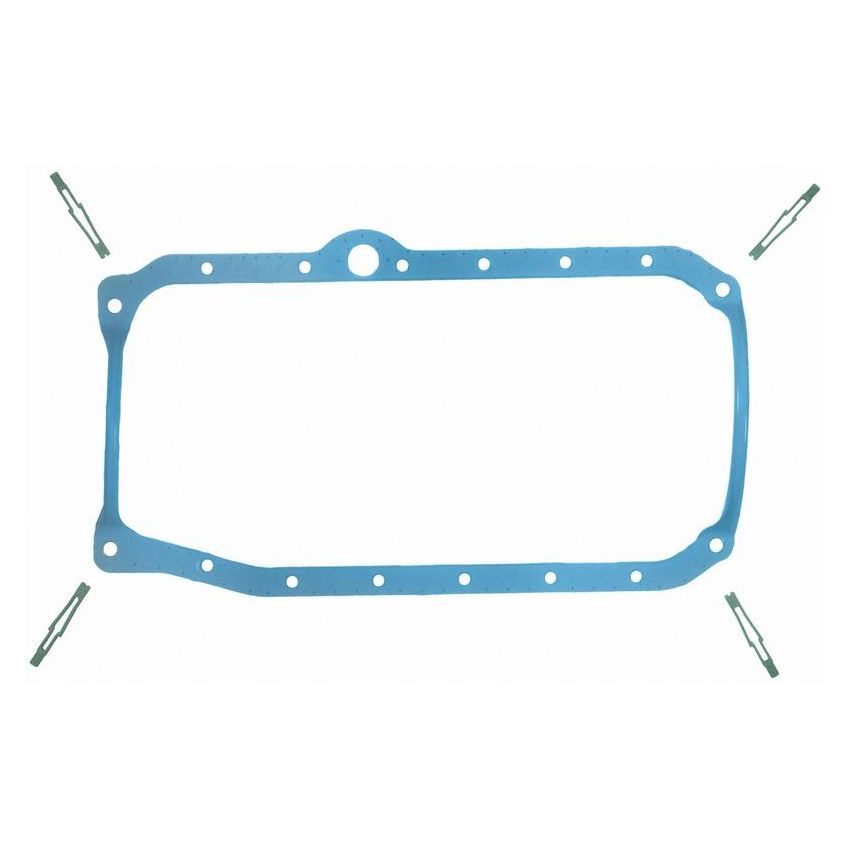 FEL PRO GASKETS OS 34502 R Engine Oil Pan Gasket Set PermaDry molded rubber, Oil Pan SnapUps Included