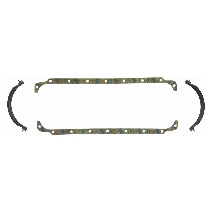FEL PRO GASKETS OS 6566 C-2 Engine Oil Pan Gasket Set Blue Stripe cork-rubber
