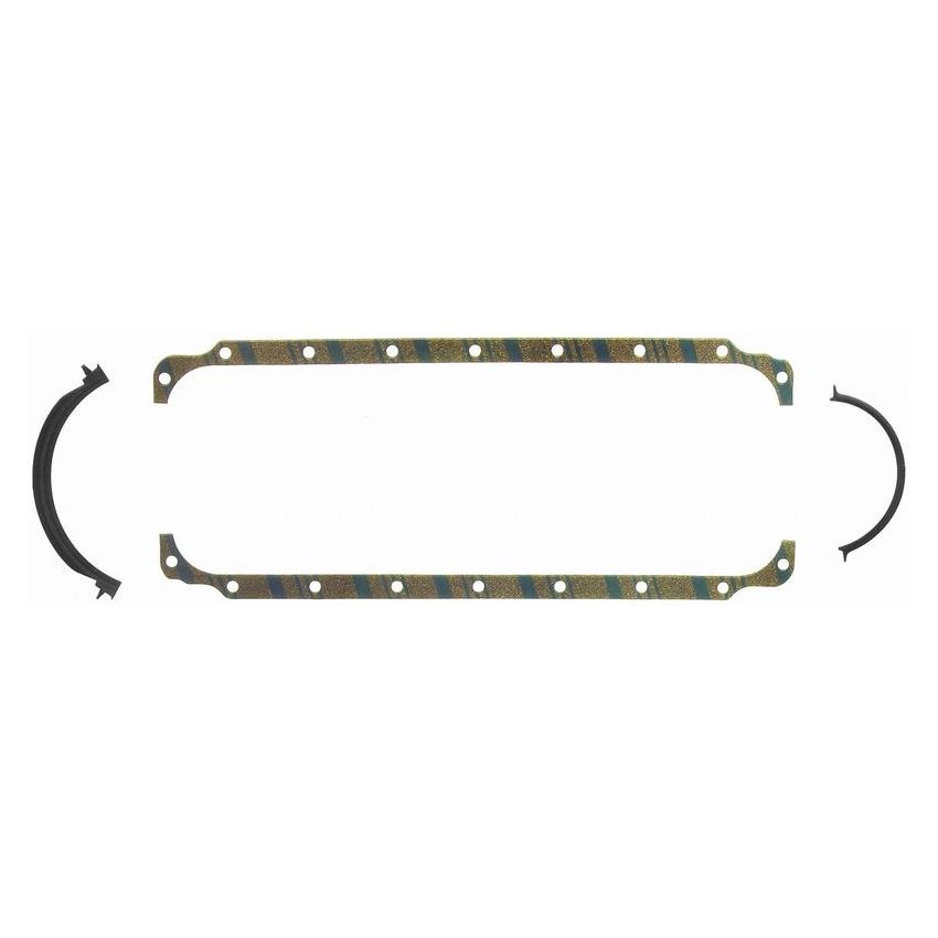 FEL PRO GASKETS OS 6566 C-3 Engine Oil Pan Gasket Set Blue Stripe cork-rubber