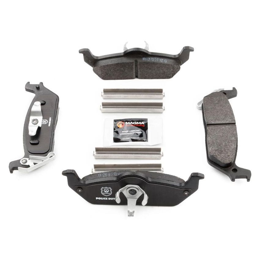 MAGMA BRAKE MPD1012M MAGMA Police Duty MPD1012M Semi-Metallic Brake Pads
