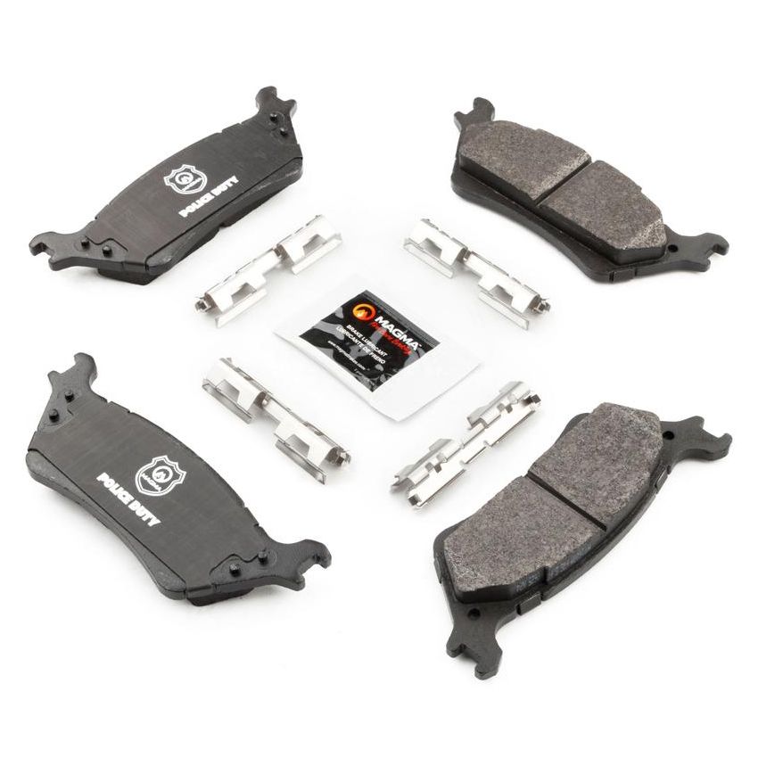 MAGMA BRAKE MPD1602M MAGMA Police Duty MPD1602M Semi-Metallic Brake Pads