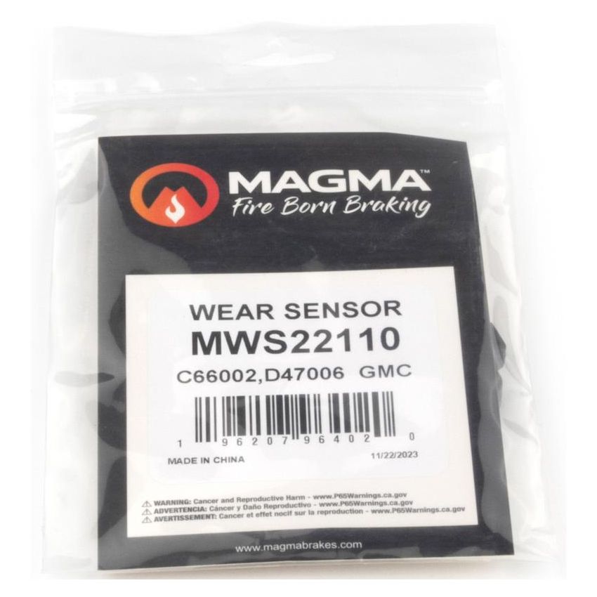 MAGMA BRAKE MWS22110 MAGMA MWS22110 Disc Brake Pad Wear Sensor