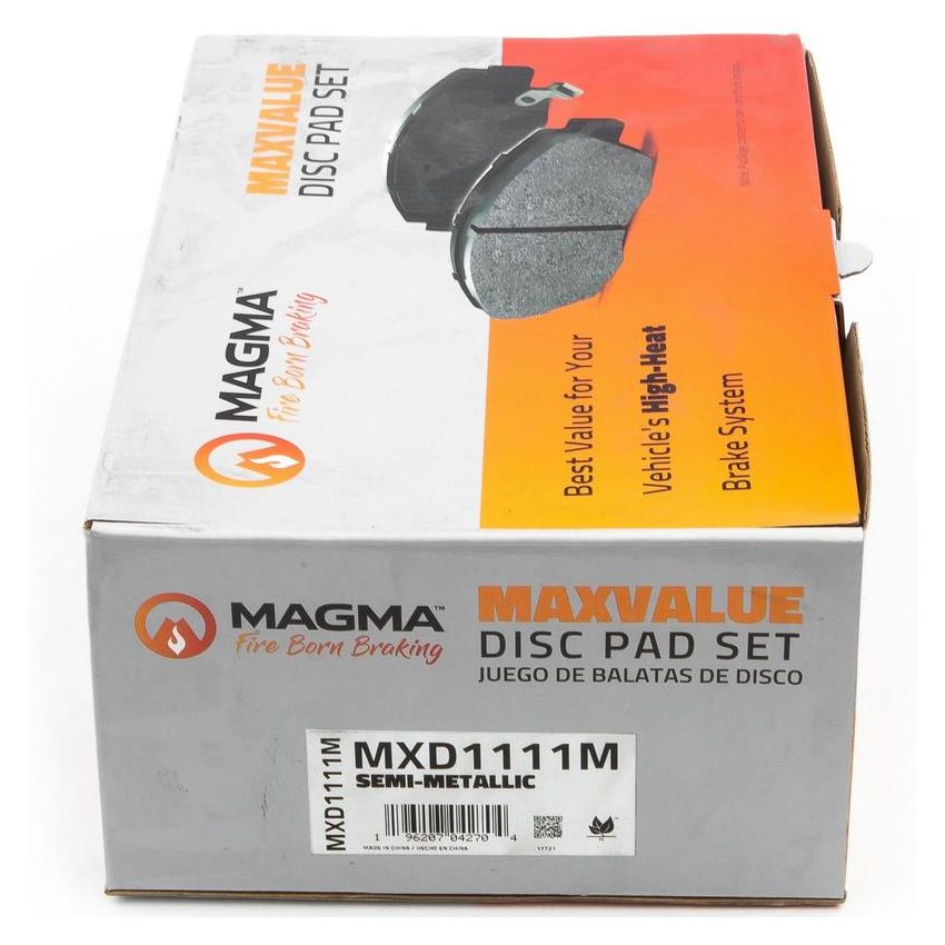 MAGMA BRAKE MXD1111M MAGMA MaxValue MXD1111M Semi-Metallic Brake Pads