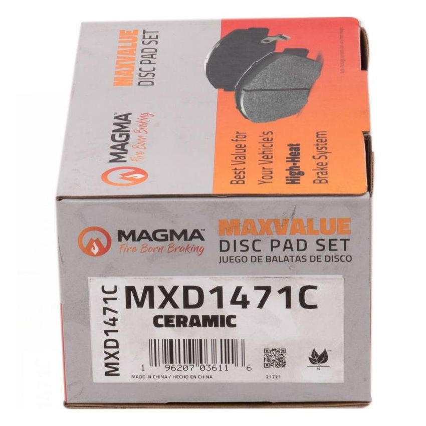 MAGMA BRAKE MXD1471C MAGMA MaxValue MXD1471C Ceramic Brake Pads