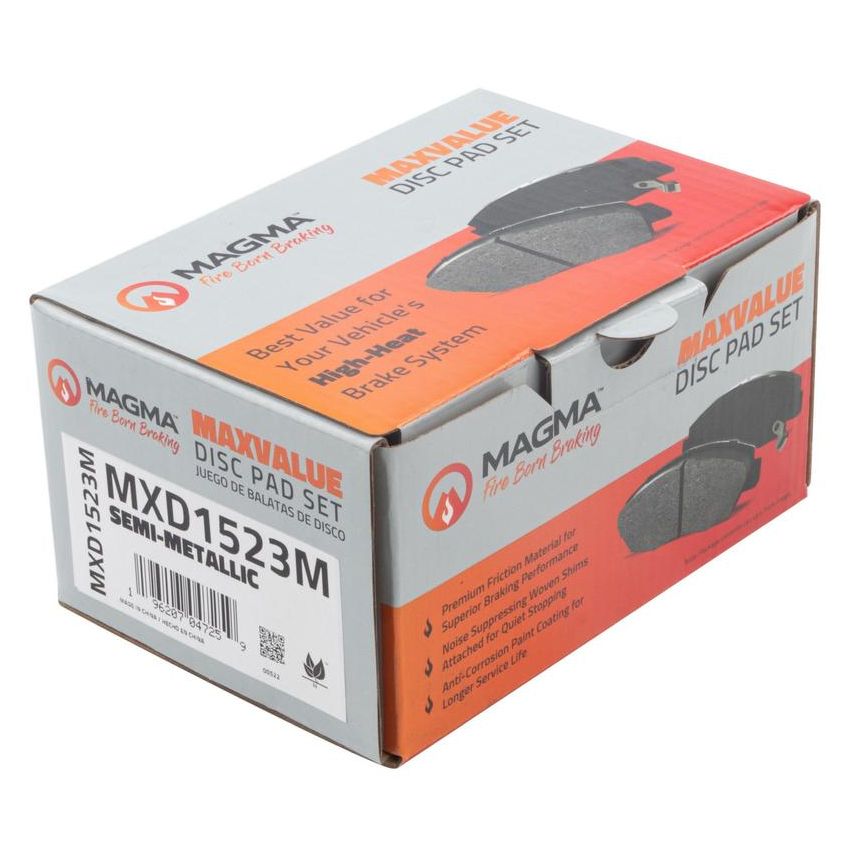 MAGMA BRAKE MXD1523M MAGMA MaxValue MXD1523M Semi-Metallic Brake Pads