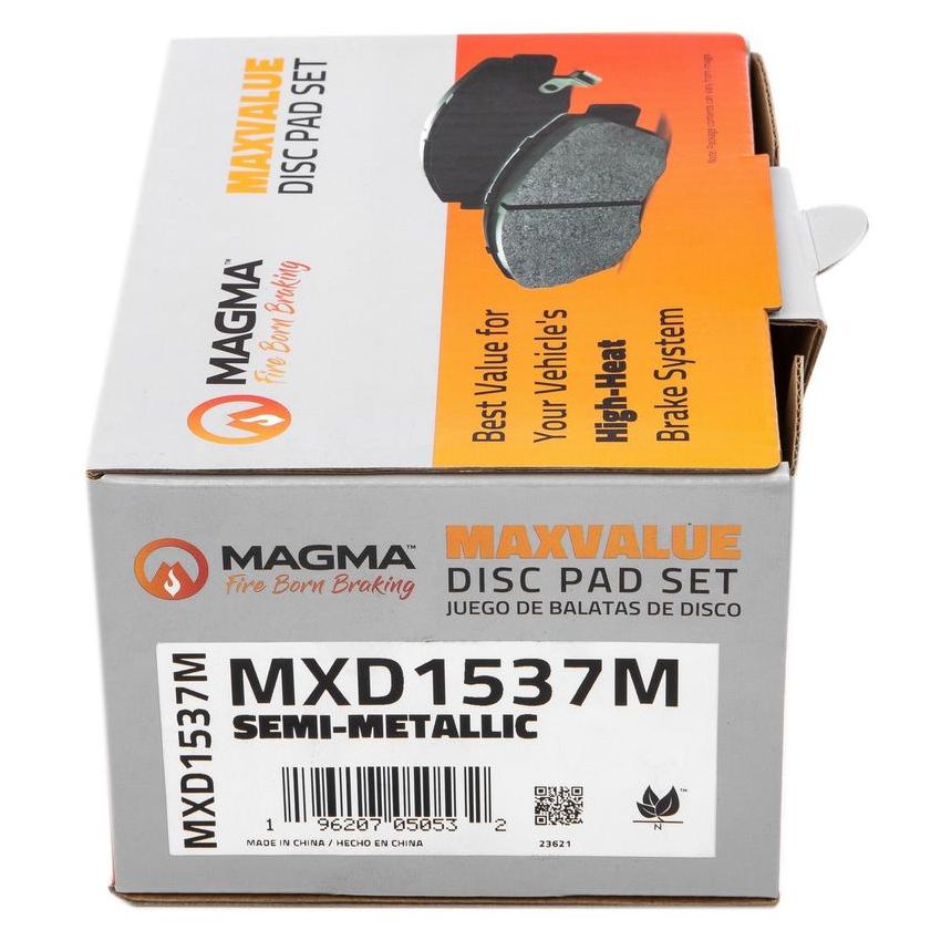MAGMA BRAKE MXD1537M MAGMA MaxValue MXD1537M Semi-Metallic Brake Pads