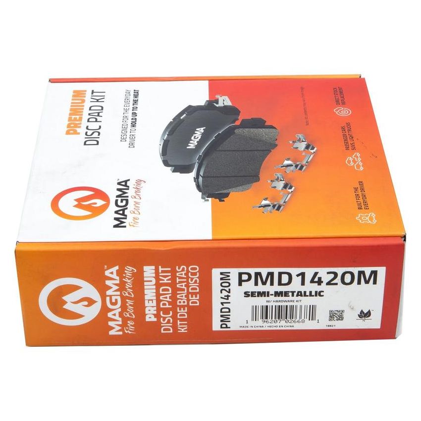 MAGMA BRAKE PMD1420M MAGMA Premium PMD1420M Semi-Metallic Brake Pads