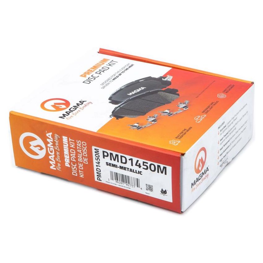 MAGMA BRAKE PMD1450M MAGMA Premium PMD1450M Semi-Metallic Brake Pads