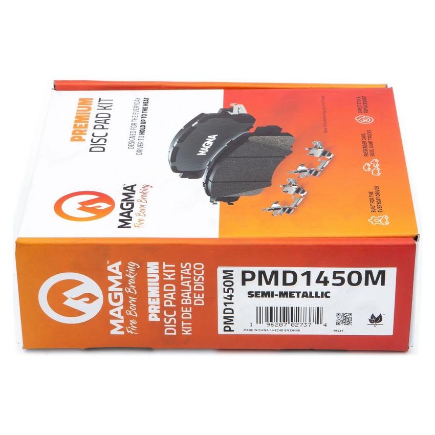 MAGMA BRAKE PMD1450M MAGMA Premium PMD1450M Semi-Metallic Brake Pads