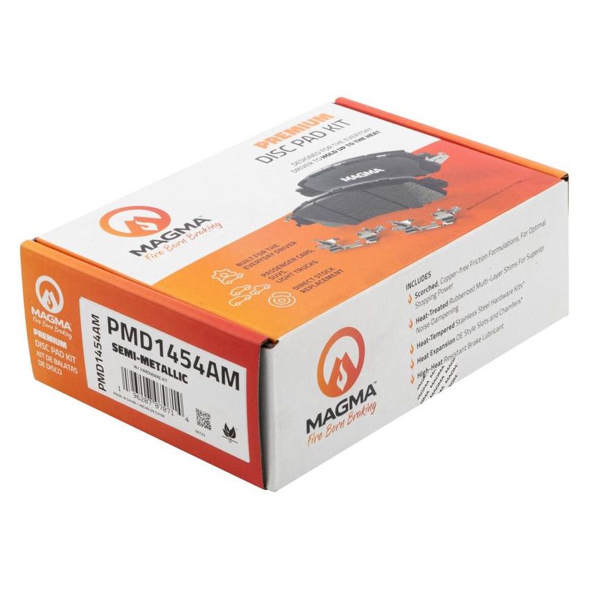 MAGMA BRAKE PMD1454AM MAGMA Premium PMD1454AM Semi-Metallic Brake Pads