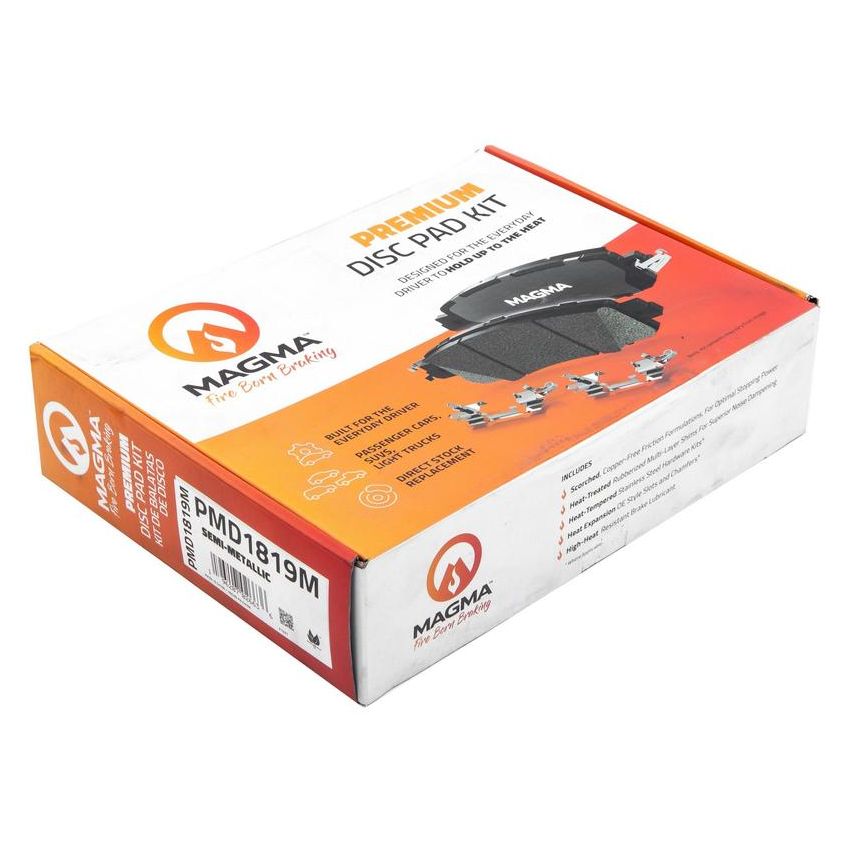 MAGMA BRAKE PMD1819M MAGMA Premium PMD1819M Semi-Metallic Brake Pads