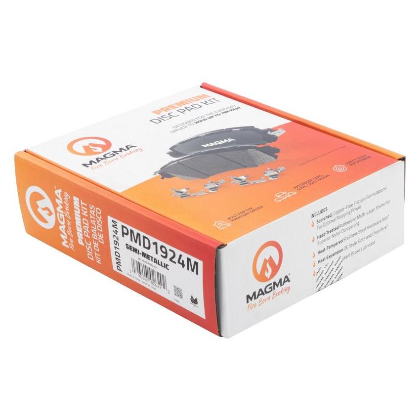 MAGMA BRAKE PMD1924M MAGMA Premium PMD1924M Semi-Metallic Brake Pads