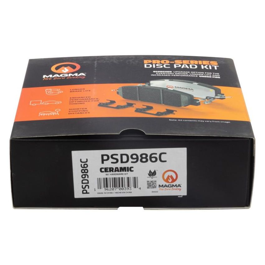 MAGMA BRAKE PSD986C MAGMA Pro-Series PSD986C Ceramic Brake Pads