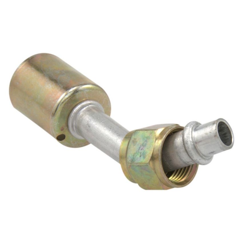 Four Seasons 15510 45 Degree Female O-Ring, Aluminum, Standard Diameter Beadlock, A/C Fitting