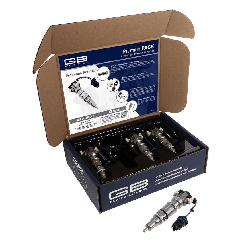 GB REMAN 722-5074PK Reman Diesel Fuel Injector - 4 Pack