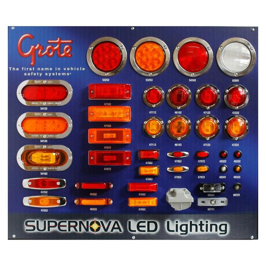 GROTE LIGHTING 00830 SuperNova® Display Boards, LED Display Board