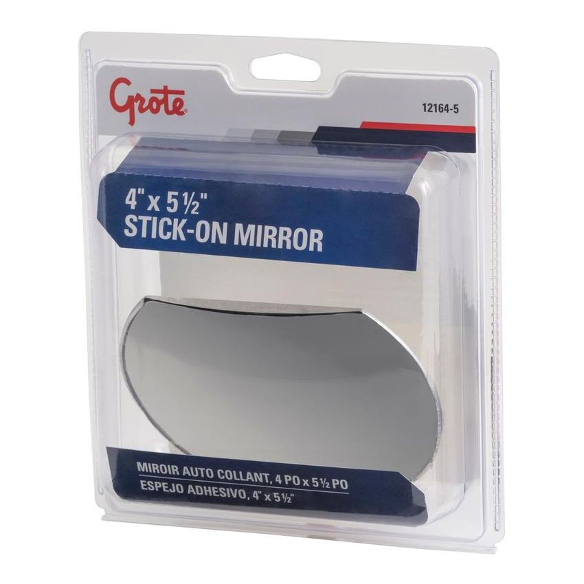 GROTE LIGHTING 12164-5 Stick-On Convex Mirror, 4