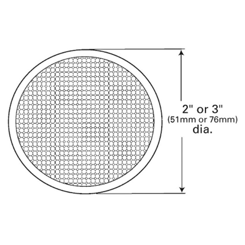 GROTE LIGHTING 40052 Round Stick-On Reflector, Red